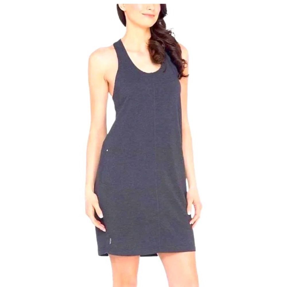 LOLE Sunsetta Gray Racerback Dress Size Small - Picture 3 of 8